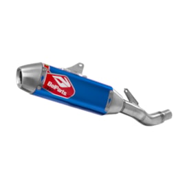 Segunda imagem do produto Ponteira e Curva de Escape Klx 300r 25/26 Belparts Bhp Azul
