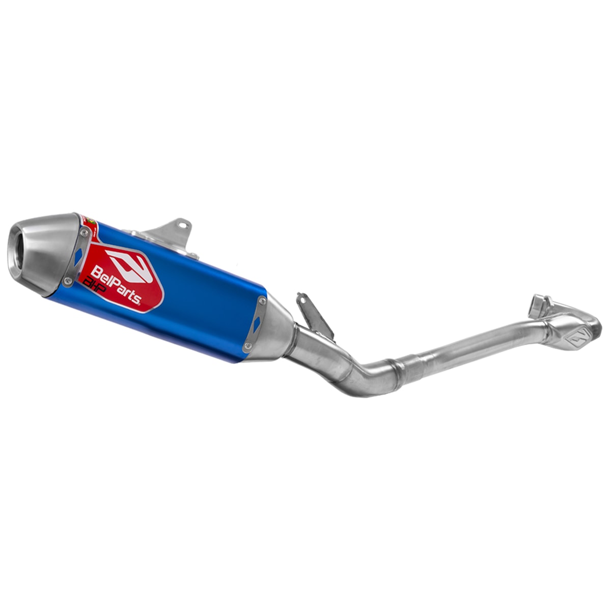 Ponteira e Curva de Escape Klx 300r 25/26 Belparts Bhp Azul