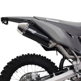 Segunda imagem do produto Ponteira e Curva de Escape Klx 300r Foco Concept Pro F3 Preto