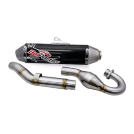 Ponteira e Curva de Escape Klx 450 Belparts Bhp Preto
