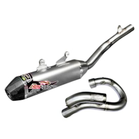 Segunda imagem do produto Ponteira e Curva de Escape Ktm 250 350 Excf 20/23 Belparts Bhp Carbon