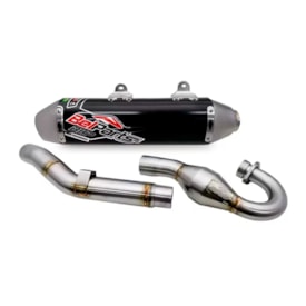 Ponteira e Curva de Escape Ktm 250 350 Sxf 19/22 Belparts Bhp Preto