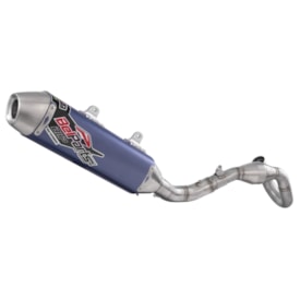 Ponteira e Curva de Escape Ktm 450 Sxf 19/22 Belparts Bhp Azul
