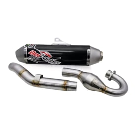 Ponteira e Curva de Escape Kxf 250 17/20 Belparts Bhp Preto