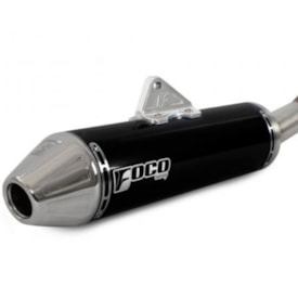 Segunda imagem do produto Ponteira e Curva de Escape Kxf 250 17/20 Foco Preto