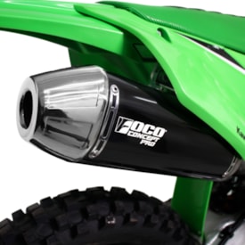 Segunda imagem do produto Ponteira e Curva de Escape Kxf 250 17/24 Foco Concept Pro F3 Preto