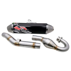 Ponteira e Curva de Escape Kxf 450 12/15 Belparts Bhp Preto