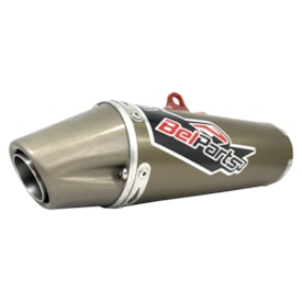 Segunda imagem do produto Ponteira e Curva de Escape Lander Xtz 250 06/22 Belparts Bpa Classic Bronzee