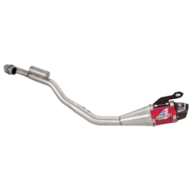 Segunda imagem do produto Ponteira e Curva de Escape Protork Crf 150f 12/18 Powercore 4 Vermelho