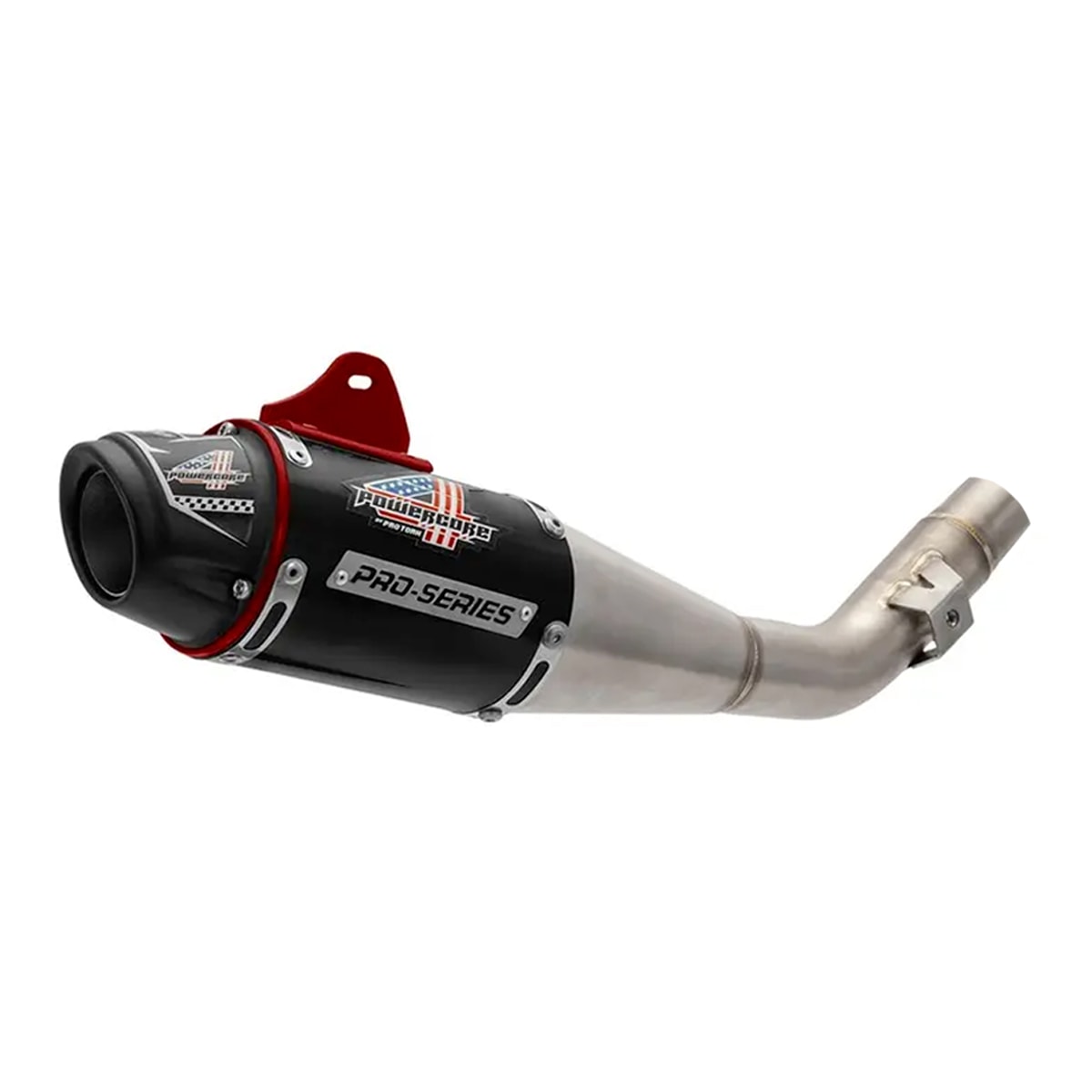 Segunda imagem do produto Ponteira e Curva de Escape Protork Crf 300f Powercore 4 Pro Series Preto
