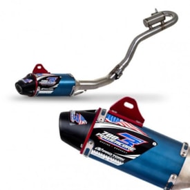 Segunda imagem do produto Ponteira e Curva de Escape Tornado Protork Powercore 3 Azul