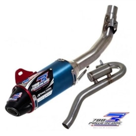 Ponteira e Curva de Escape Tornado Protork Powercore 3 Azul