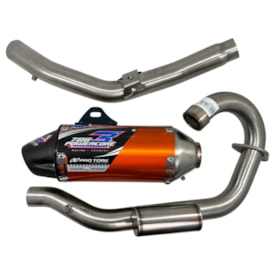 Ponteira e Curva de Escape Tornado Protork Powercore 3 Dourado