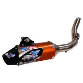 Segunda imagem do produto Ponteira e Curva de Escape Tornado Protork Powercore 3 Dourado