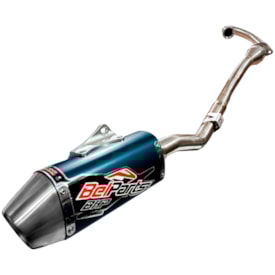 Ponteira e Curva de Escape Ttr 230 Belparts Bhp Pro Short Azul