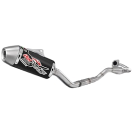Ponteira e Curva de Escape Ttr 230 Belparts Bhp Pro Short Preto