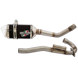 Ponteira e Curva De Escape Viola Racing Ms1 Ttr 125 Preto