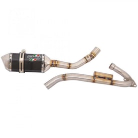 Ponteira e Curva de Escape Viola Racing MS1 XR 200 Carbono