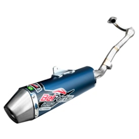 Ponteira e Curva de Escape Xre 300 Belparts Bhp Azul