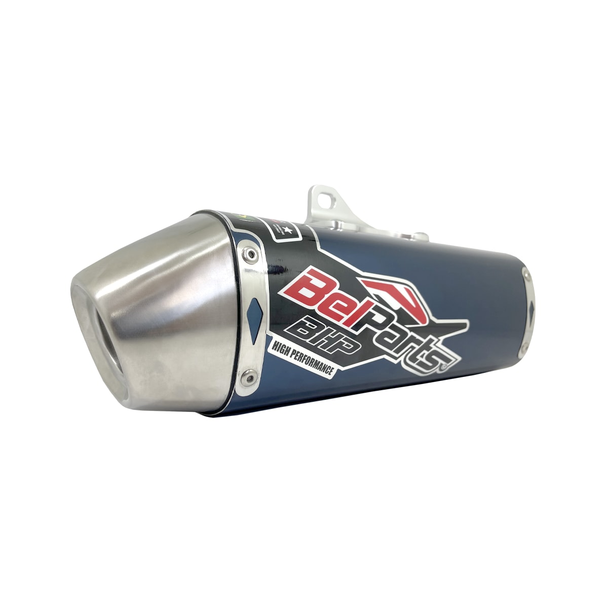 Segunda imagem do produto Ponteira e Curva de Escape Xtz 250 Lander 06/25 Belparts Bhp Azul