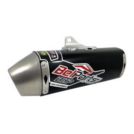 Segunda imagem do produto Ponteira e Curva de Escape Xtz 250 Lander 06/25 Belparts Bhp Preto