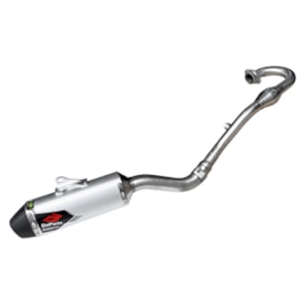 Segunda imagem do produto Ponteira e Curva de Escape Xtz 250 Lander 06/25 Belparts Bhp Silver Series