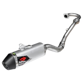 Ponteira e Curva de Escape Xtz 250 Lander 06/25 Belparts Bhp Silver Series