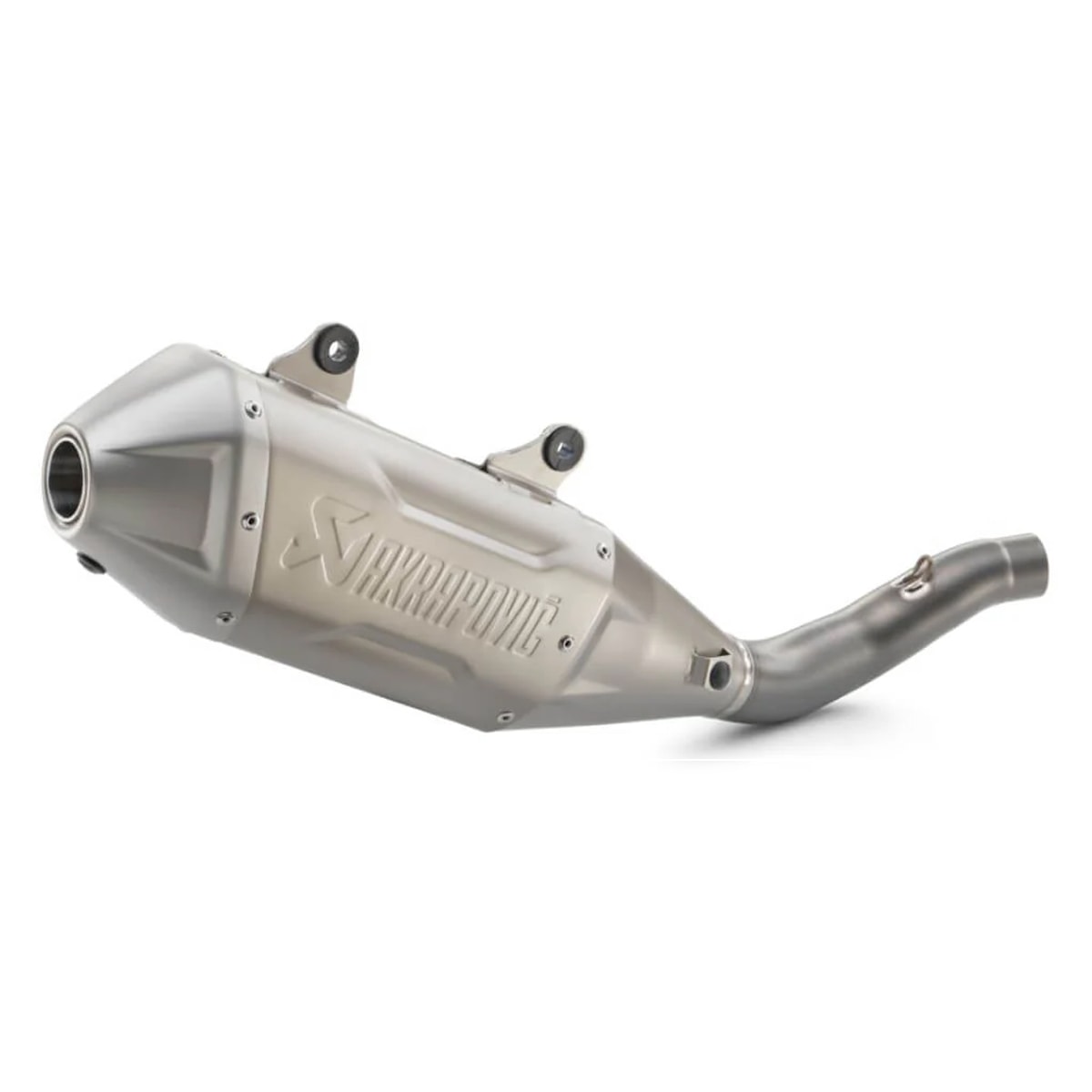 Ponteira Ktm 250 350 Sxf Xcf 23/25 Akrapovic Slip-On Titânio