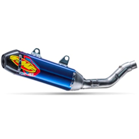 Ponteira Kxf 250 21/24 Fmf Factory 4.1 Rct Carbon Azul