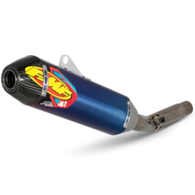 Ponteira Kxf 450 19/23 Fmf Factory 4.1 Rct Titânio Carbon Azul