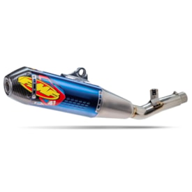 Ponteira Kxf 450 24/26 Fmf Factory 4.1 Rct Slip On Azul Carbon