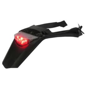 Porta Placa Ktm 250 Excf 17/19 - 350 Excf 17/19 Amx - Led Transparente