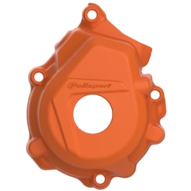 Protetor da Tampa de Magneto Ktm Sxf 16/20 - Excf 17/20 - Xcf 16/20 Polisport Laranja