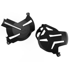Protetor Das Tampas De Motor Crf 250f Okta Preto