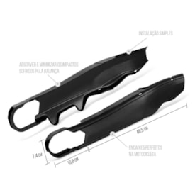 Segunda imagem do produto Protetor de Balança Ktm 250 350 450 Sxf 23/25 Biker Preto
