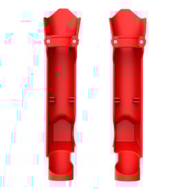 Segunda imagem do produto Protetor de Bengala Crf 250f - Tornado - Xre 300 Anker Vermelho