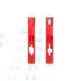 Segunda imagem do produto Protetor de Bengala Crf 250f - Tornado - Xre 300 Biker Vermelho