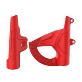 Protetor de Bengala e Disco de Freio Crf 250f - Crf 300f - Tornado Anker Vermelho