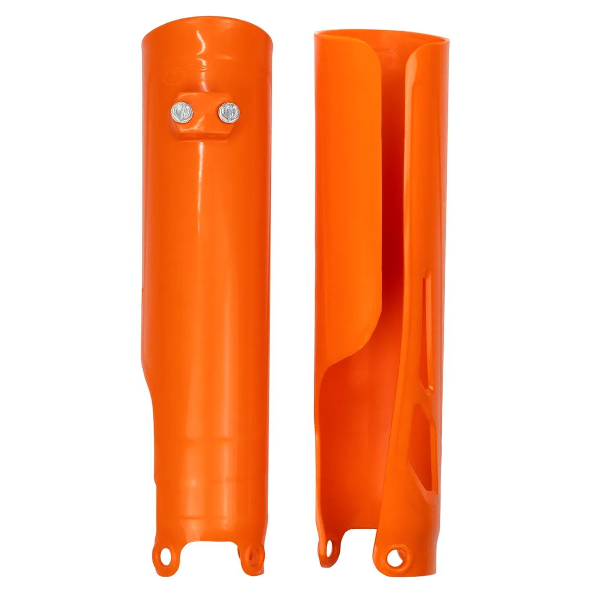 Segunda imagem do produto Protetor de Bengala Ktm 125 250 300 350 450 Exc Excf 08/15 Amx Fechado Laranja