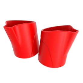 Protetor de Bengala Slim Crf 250f - Tornado Okta Vermelho