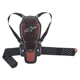Protetor De Coluna Alpnestars Nucleon Kr1 Cel Preto Vermelho