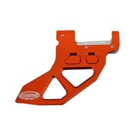 Protetor de Disco de Freio Traseiro Ktm - Husqvarna Corona Quilha Laranja sem Suporte
