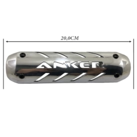 Segunda imagem do produto Protetor De Escape 4 Tempos Polido Anker