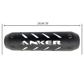 Segunda imagem do produto Protetor De Escape 4 Tempos Preto Anker