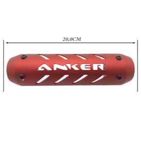 Segunda imagem do produto Protetor De Escape 4 Tempos Vermelho Anker