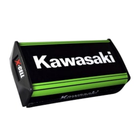 Protetor De Guidão Xcell Fatbar Kawasaki Linha Preto Verde