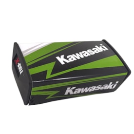 Protetor De Guidão Xcell Fatbar Kawasaki Preto Verde