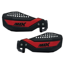 Protetor de Mão Amx Stone Carbon Preto Vermelho