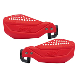 Protetor de Mão Amx Stone Carbon Vermelho