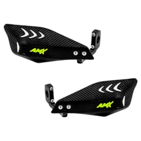 Protetor de Mão Amx Wing Carbon Preto Amarelo Fluor